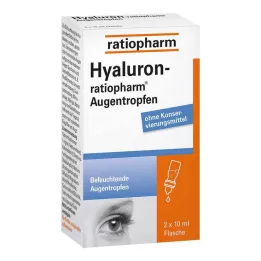 HYALURON-RATIOPHARM Collirio, 2X10 ml