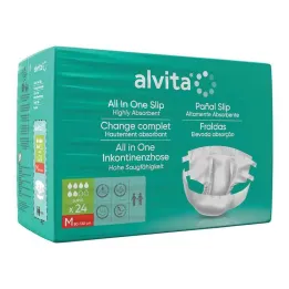 Pantaloni per incontinenza Alvita All-in-One super medium day, 24 pz
