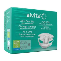 Pantaloni per incontinenza Alvita All-in-One super large da giorno, 24 pz