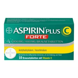 ASPIRIN più C forte 800 mg/480 mg compresse effervescenti, 10 pz