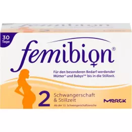 Femibion Gravidanza 2 D3 + DHA + 400 μg Fallato, 2x30 pz