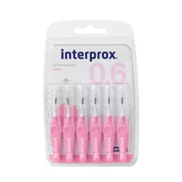 INTERPROX blister di scovolini interdentali nano rosa, 6 pz