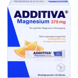 Additiva Magnesio 375 mg Bastons Arancione, 20 pz