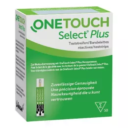 ONE TOUCH Strisce reattive per la glicemia Select Plus, 50 pz