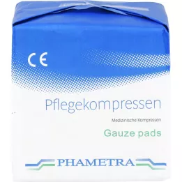 PFLEGEKOMPRESSEN Pile 10x10 cm non sterile 4 strati, 100 pz