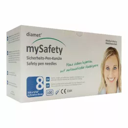DIAMET Penna di sicurezza mySafety Kan.31 G 0,25x8 mm, 100 pz