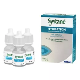 SYSTANE HYDRATION Gocce lubrificanti per gli occhi, 3X10 ml