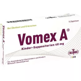 VOMEX Supposte per bambini 40 mg, 5 pz