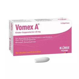 VOMEX Supposte per bambini 40 mg, 5 pz