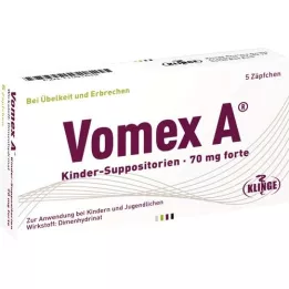 VOMEX Supposte per bambini 70 mg Forte, 5 pz