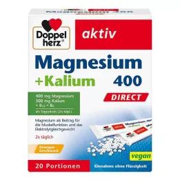 DOPPELHERZ Magnesio+Potassio DIRECT Buste monodose, 20 pz