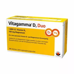 VITAGAMMA D3 Duo 1.000 UI Vitamina D3 150 mg Magnes.NEM, 50 pz