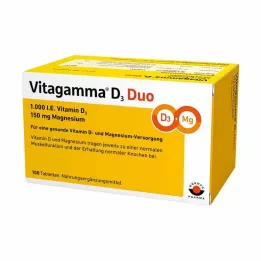 VITAGAMMA D3 Duo 1.000 I.E. Vitamina D3 150mg Magnes.NEM, 100 pz