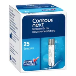 CONTOUR Strisce di prova Next Sensors, 1X25 pz