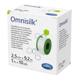 OMNISILK Cerotto di fissaggio seta artificiale 2,5 cm x 9,2 m, 1 pezzo