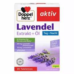 DOPPELHERZ Estratto di lavanda + compresse di olio, 30 pz