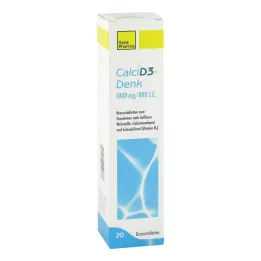 CALCI D3-Denk 1.000 mg/880 I.E. compresse effervescenti, 20 pz