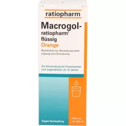 Macrogol ratiopharm Arancia liquida contro la stitichezza, 250 ml