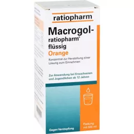 Macrogol ratiopharm Arancia liquida contro costipazione, 500 ml