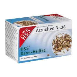 H&amp;S bustine filtro per la cura intestinale del tè, 20X2,0 g