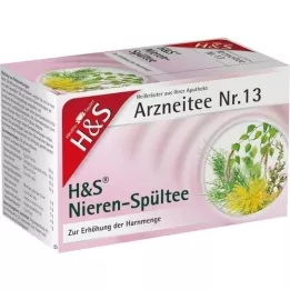 Sacchetto del filtro del risciacquo del rene H&amp;S, 20 pz