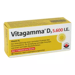 VITAGAMMA D3 5.600 UI Vitamina D3 NEM Compresse, 50 pz