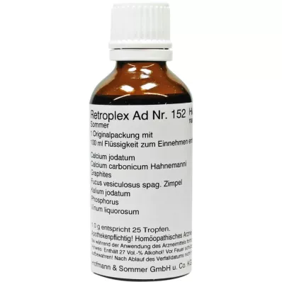RETROPLEX AD No.152 Gocce Estive, 50 ml