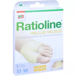 Ratioline Tallux Valgus Protezione della pressione Pad M (Sparator.39-41), 1 pz