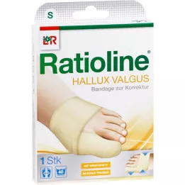 Ratioline Hallux Valgus Bandage S (piè di pagina 20-21,5 cm), 1 pz