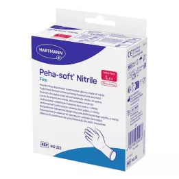 PEHA-SOFT nitrile fino Untert.Hands.unsteril pf L, 10 pz