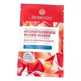 DermaSel Maschera di rose idratante, 12 ml