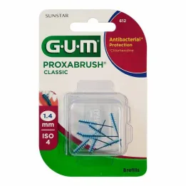GUM Spazzole di ricambio Proxabrush Classic 1,4 mm, 8 pezzi