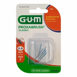 GUM Spazzole di ricambio Proxabrush Classic 0,9 mm, 8 pezzi
