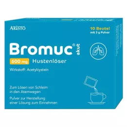 BROMUC pillola espettorante per la tosse acuta da 600 mg per somministrazione orale, 10 pz