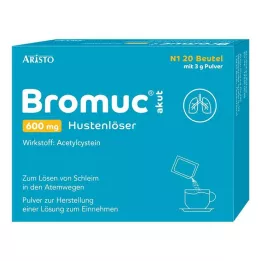 BROMUC pillola espettorante per la tosse acuta da 600 mg per somministrazione orale, 20 pz