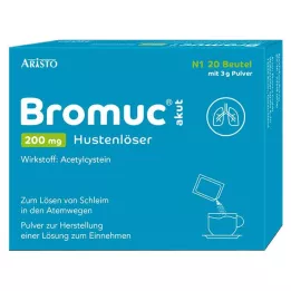 BROMUC pillola espettorante per la tosse acuta da 200 mg per somministrazione orale, 20 pz