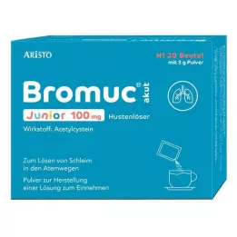 BROMUC akut Junior 100 mg espettorante per la tosse P.H.e.L.z.E., 20 pz