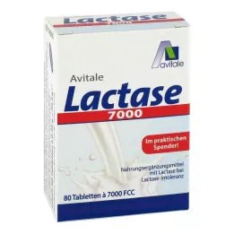 LACTASE 7.000 FCC compresse in dispenser, 80 pz