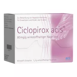CICLOPIROX acis 80 mg/g principio attivo smalto per unghie, 3 g