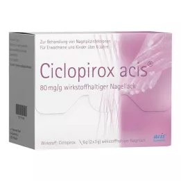 CICLOPIROX acis 80 mg/g principio attivo smalto per unghie, 6 g