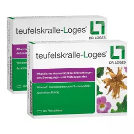TEUFELSKRALLE-LOGES Compresse rivestite con film, 200 pz