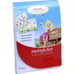 PIRATOPLAST Ragazze in gesso tagliato 6x10 cm, 6 pz