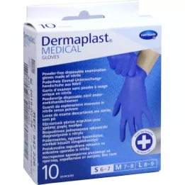 Dermaplast Guanti medici non isterili S 6-7, 10 pz