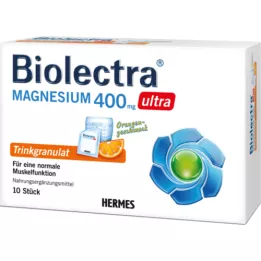 Biolectra Magnesio 400 mg Ultra Bere Granules Arancione, 10 pz