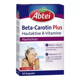 ABTEI Capsule di Beta-Carotene Plus Skin-Active B-Vitamins, 50 pz