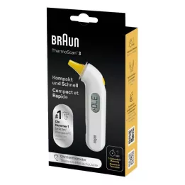 BRAUN THERMOSCAN 3 termometri auricolari a infrarossi, 1 pz
