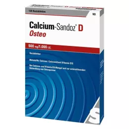 CALCIUM SANDOZ D Osteo 500 mg/1.000 UI compresse masticabili, 120 pz