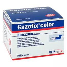 GAZOFIX Benda di fissaggio colorata coesiva 6 cmx20 m blu, 1 pz