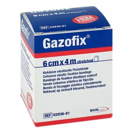 GAZOFIX Benda di fissaggio coesiva 6 cmx4 m, 1 pz