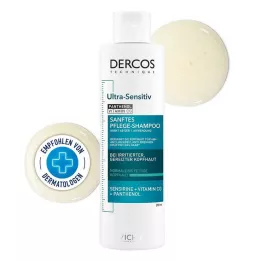 VICHY DERCOS shampoo ultra-sensibile per cuoio capelluto grasso, 200 ml